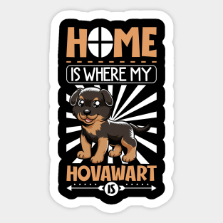 Home is with my Hovawart Sticker